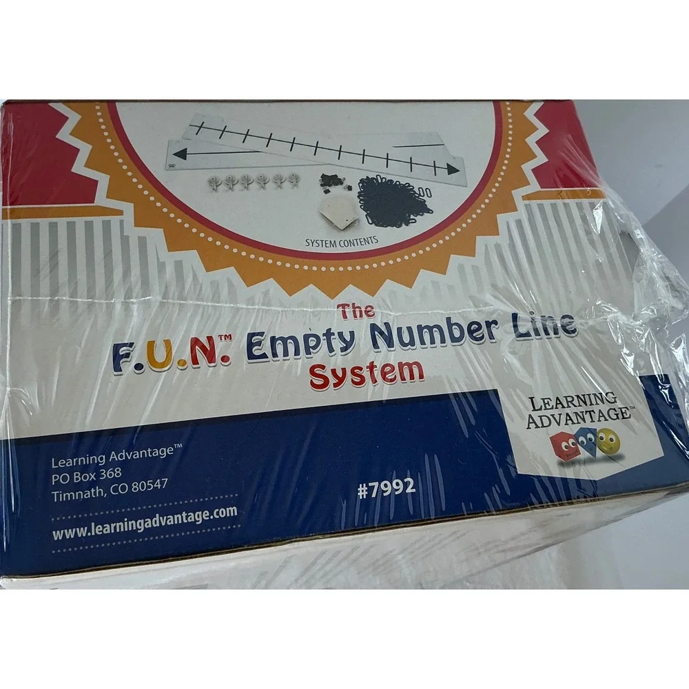 Learning Advantage F.U.N. Empty Number Line System Math Manipulative Grades‎ K-8